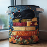 Gatos acolchados | Cesta para la colada acolchada