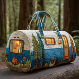 Borsa da viaggio trapuntata – Roulotte da campeggio