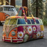 Bolsa de viaje acolchada – Estampado floral