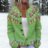 Yvonne – Cárdigan de Punto Cozy de Invierno