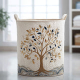 Árbol dorado | Cesta para la colada acolchada