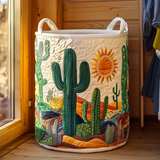 Cactus del desierto | Cesta para la colada acolchada