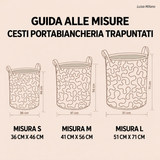 Tortugas y conchas | Cesta para la colada acolchada